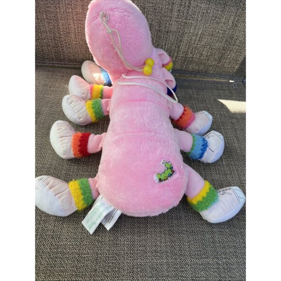 Vintage 1984 Lots-a-lots-a-leggggggs Pink Caterpillar 13” 10 Legs Plush READ - Picture 8 of 16
